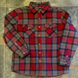 Plaid Red and Blue Men's Shirt